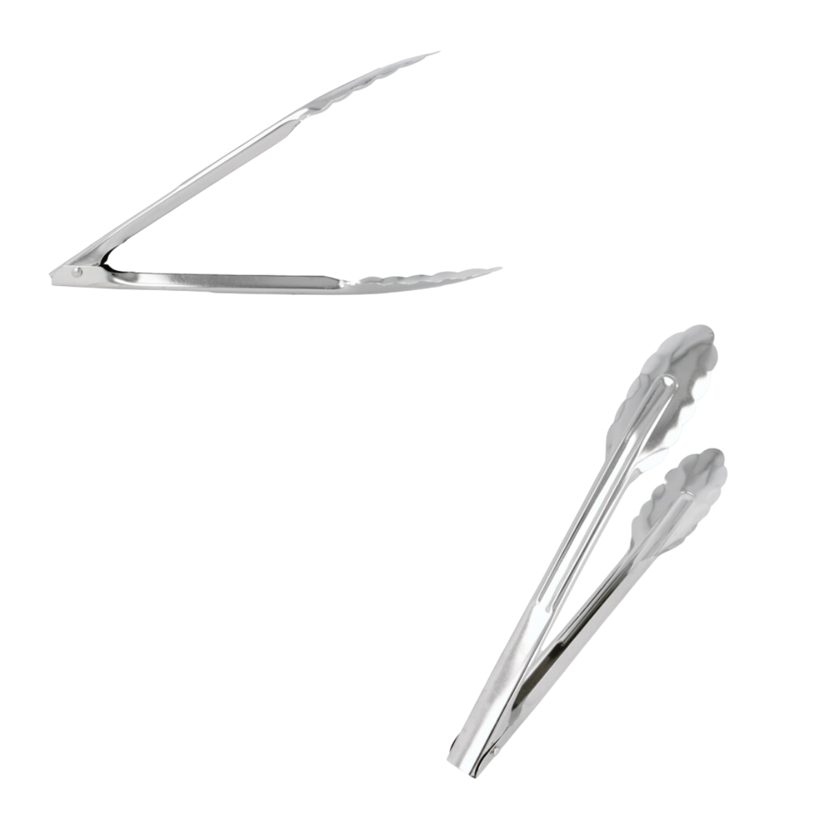 Pinza d'acciaio da due prospettive diverse