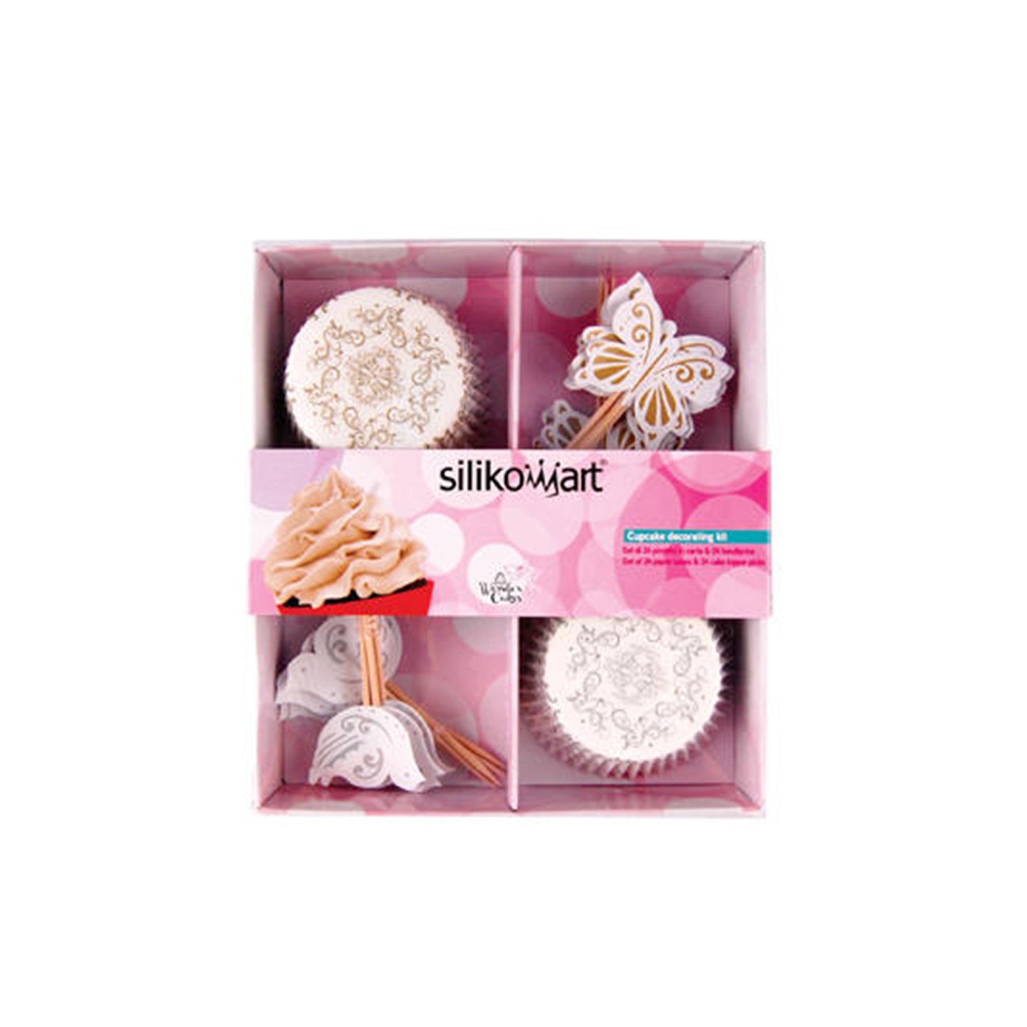 Confezione con decori e pirottini per muffin