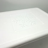 Dettaglio scatola termica in polistirolo 