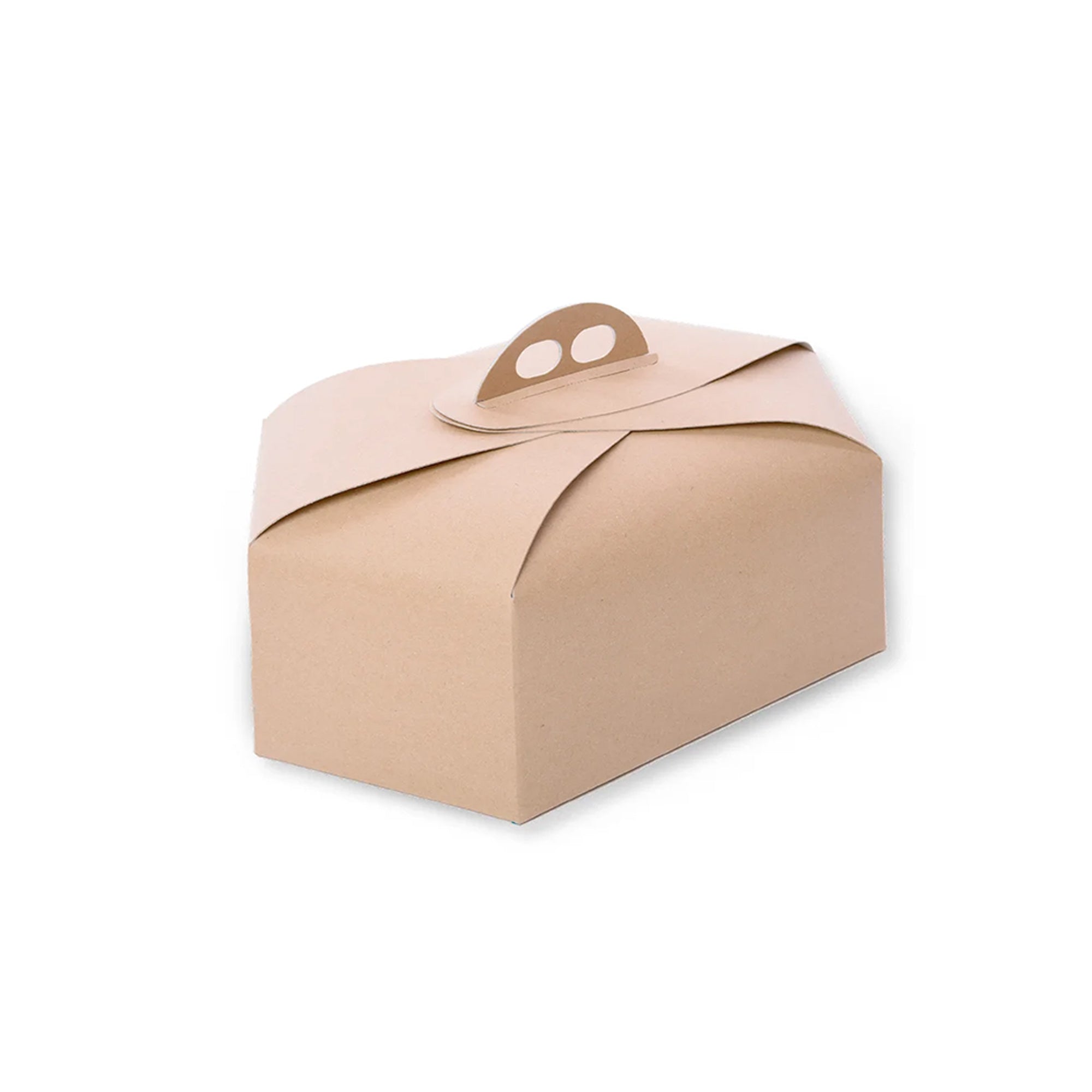 Scatola porta colomba esagonale color avana 