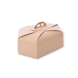 Scatola porta colomba esagonale color avana 