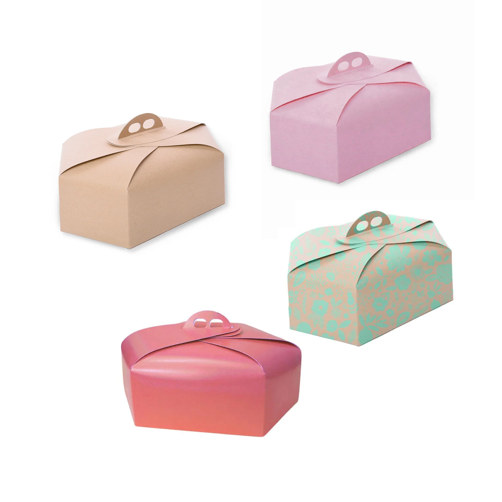 Scatole porta colomba esagonali, diversi colori 