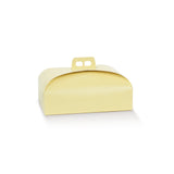 Scatola porta colomba a quadretti colore giallo