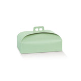 Scatola porta colomba a quadretti colore verde