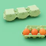 Contenitori portauova verde da € 0,16 Cad + Iva