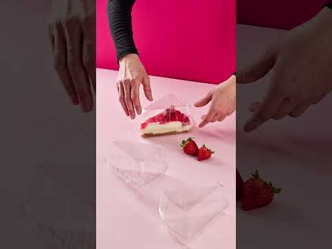 Video su vaschetta per fetta di torta alta