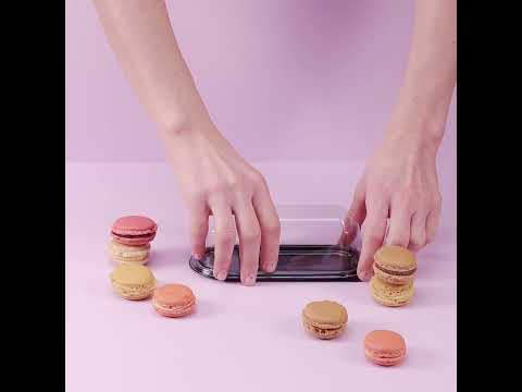 Video vaschetta macarons