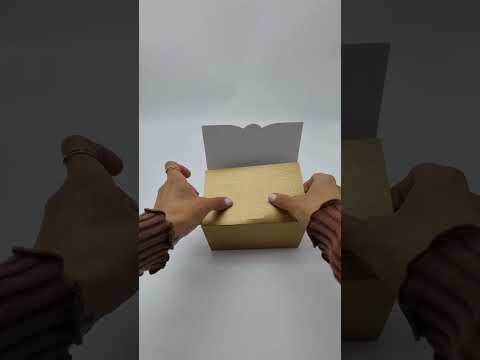 Video Scatola pasticceria oro