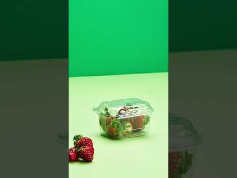 Video per vaschetta di frutta trasparente