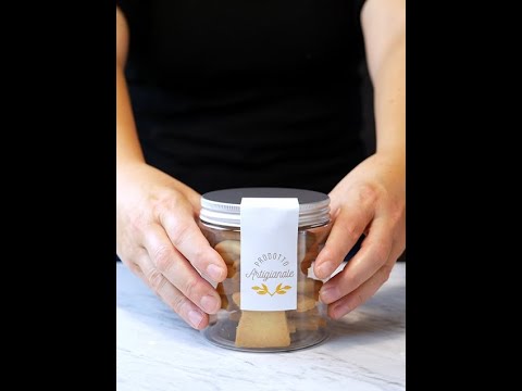 Video su barattoli trasparenti per alimenti lavabili e riutilizzabili 