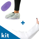 Copriscarpe e manicotto assieme