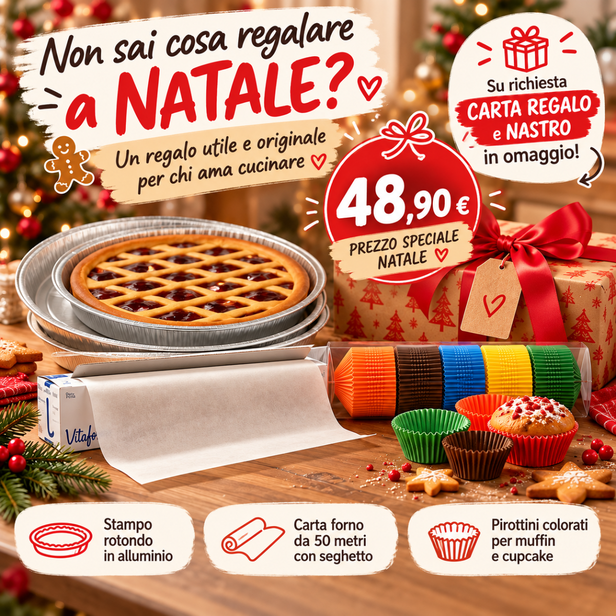 Kit Regalo Natale – La passione per la cucina, tutta da regalare!