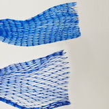 Dettaglio rete azzurra per cozze