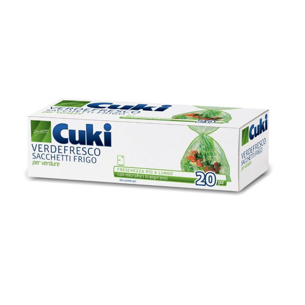 Sacchetti frigo cuki nella loro confezione