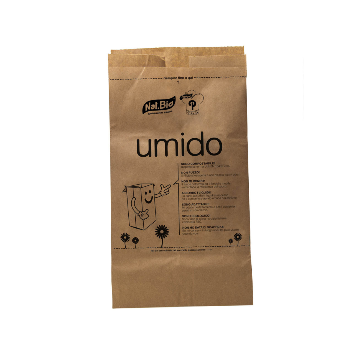 Sacchetto di carta per l'umido 