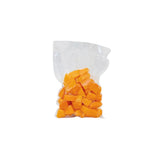 Sacchetto sottovuoto con all'interno cubetti di zucca