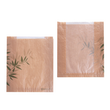 250 pz Sacchetti di carta con finestra biodegradabile da € 0,039 cad + iva