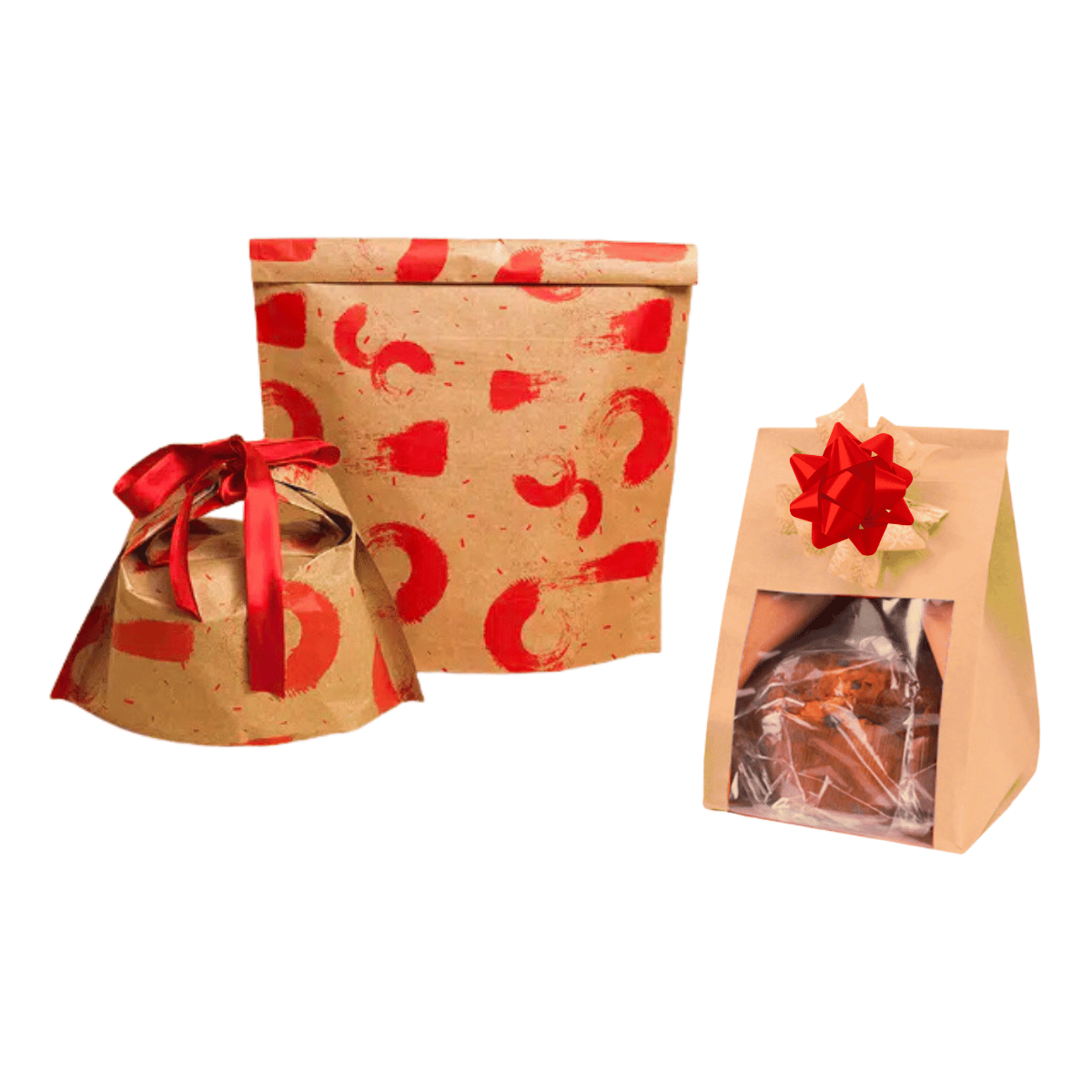 Sacchetto portapanettone in carta da € 0,36 Cad + Iva