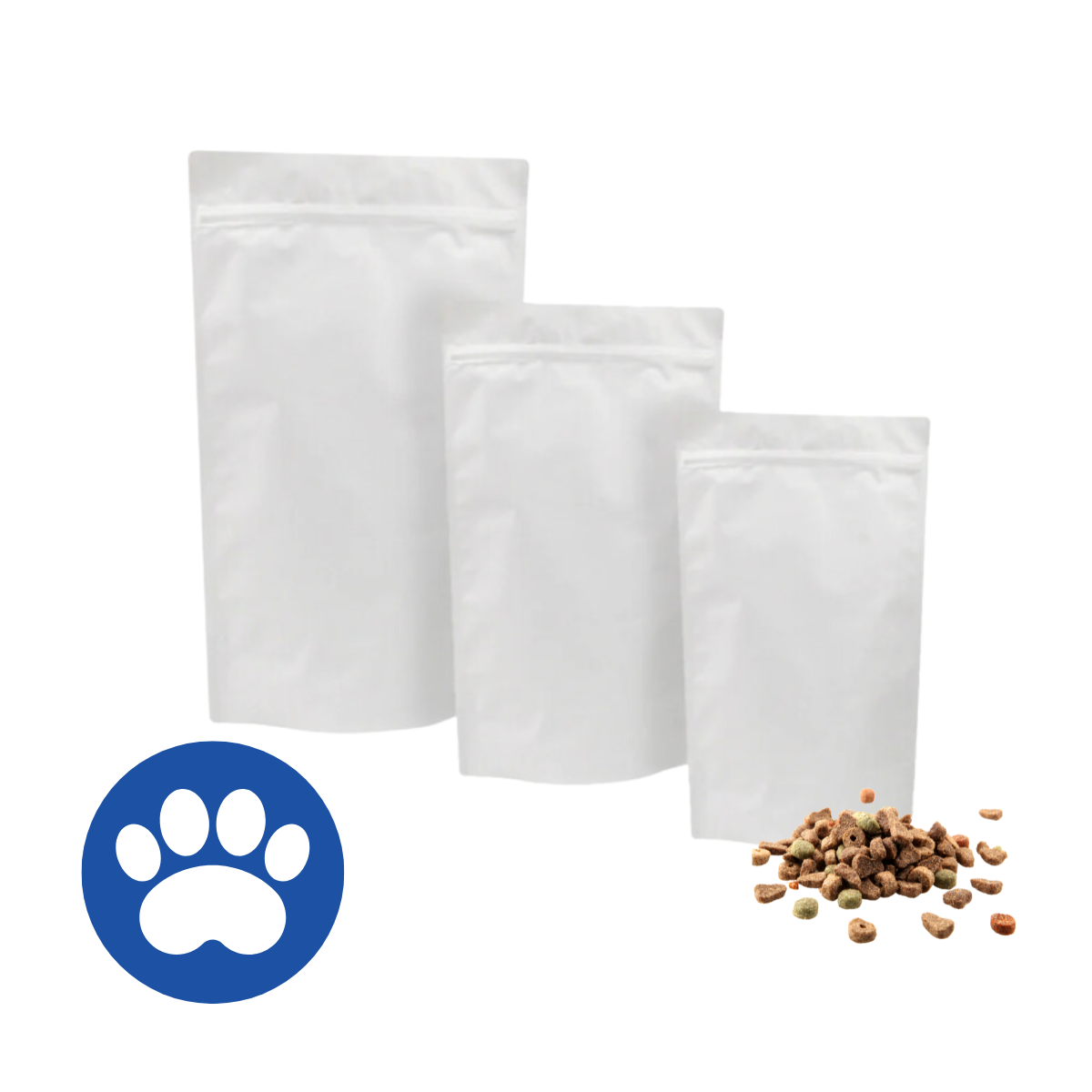 50 pz Sacchetti con zip per Pet Food da € 0,46 Cad + Iva