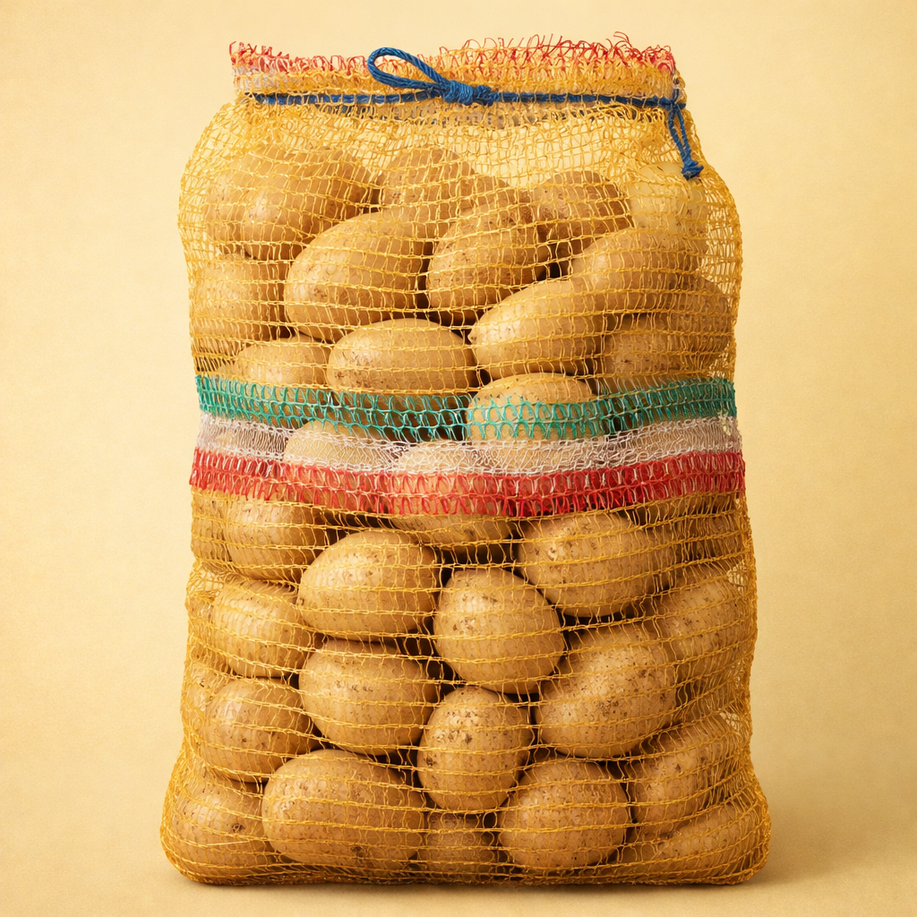 Rete per patate piena 