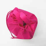 Sacchetto porta colomba pasquale  e porta panettone mostrato dall'alto, fucsia