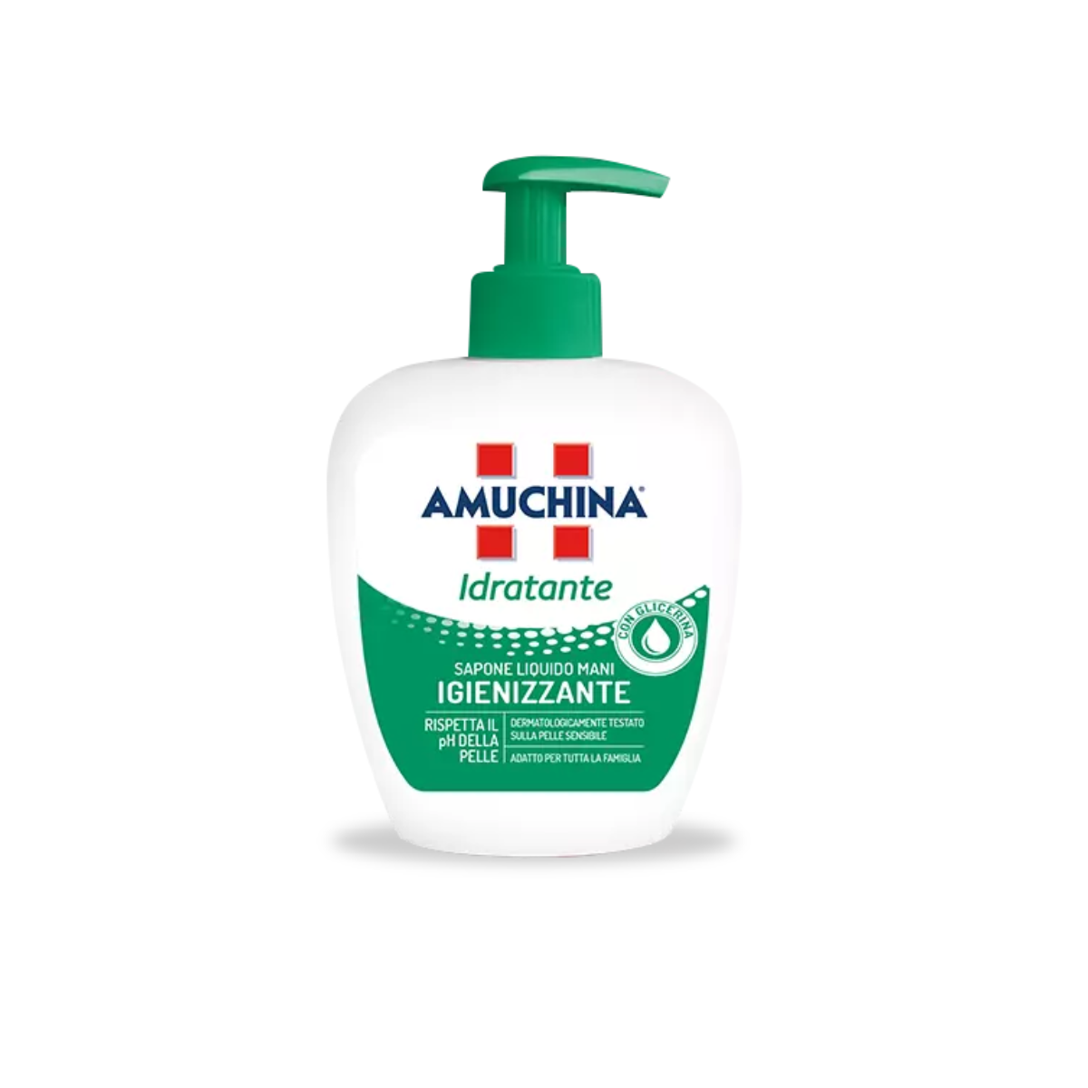 Confezione di sapone liquido idratante amuchina