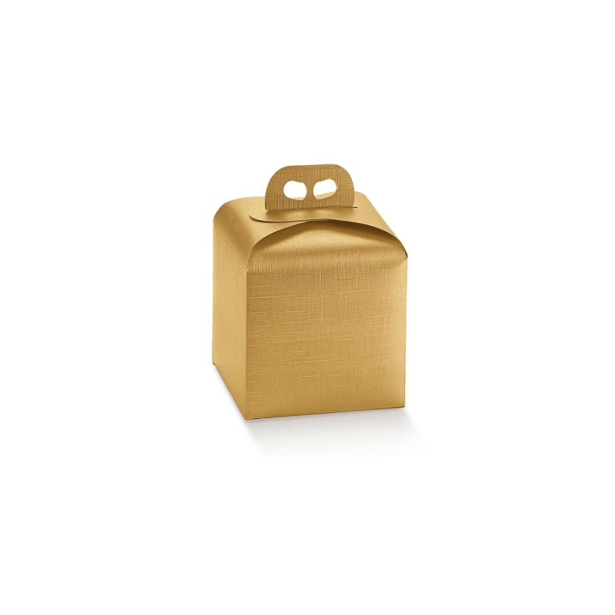 Scatola per panettone, color oro