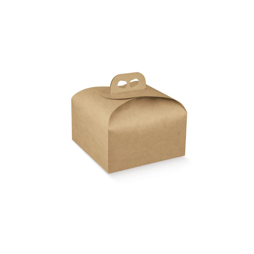 Scatola porta panettone color avana 