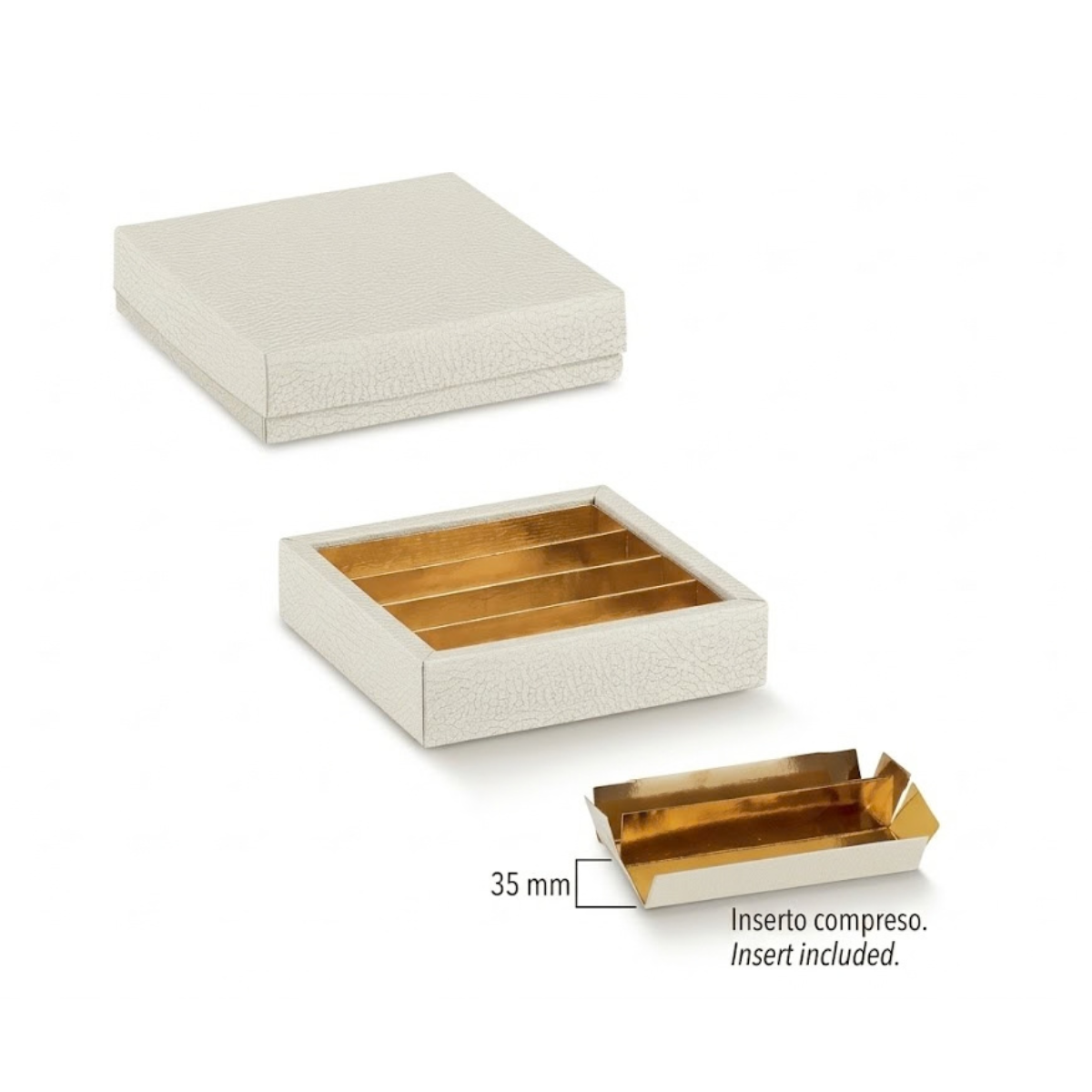 10 pz Scatola porta cioccolatini con coperchio € 1,86 Cad + Iva