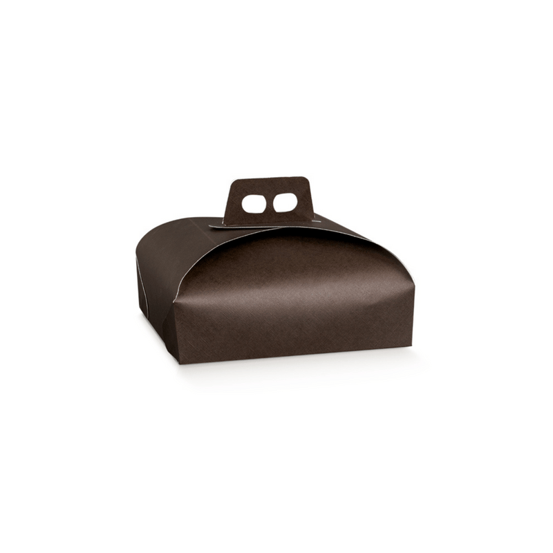 Scatola porta torte color marrone