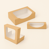 Scatola asporto con finestra antiappannamento (cartone intero) € 0,234 Cad + Iva