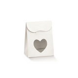 10pz Scatola per bomboniera con finestra cuore  € 0,38 Cad + Iva