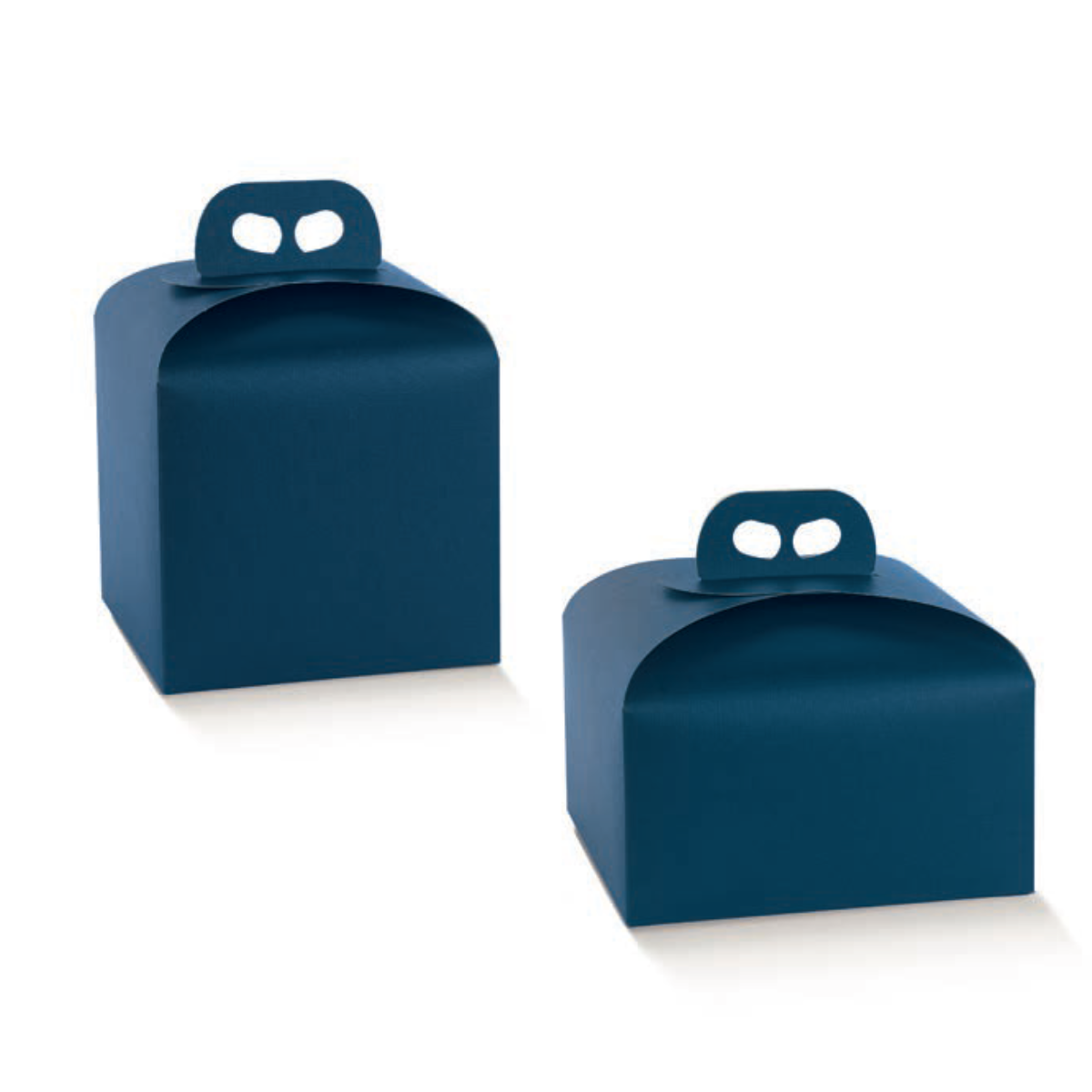 Scatola a per panettone blu, due formati