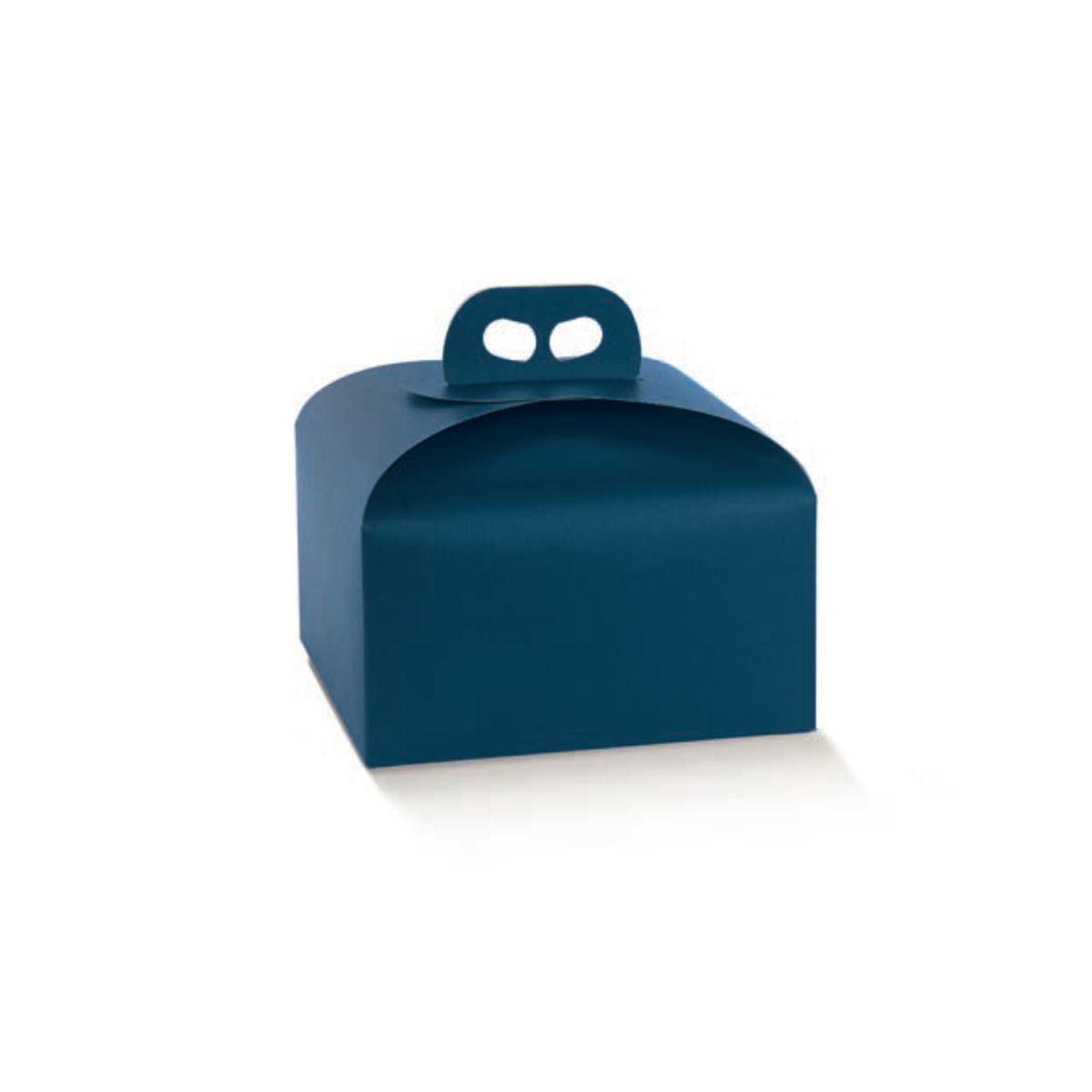 Scatola porta panettone blu 