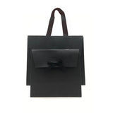 Shopper elegante di carta nera 