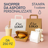 Shopper fondo largo stampa 1 colore personalizzabile