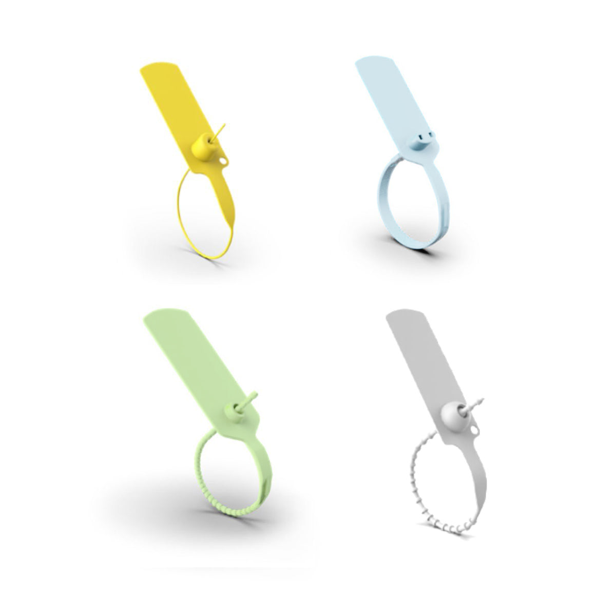 Sigillo sicurezza in plastica in 4 diversi colori