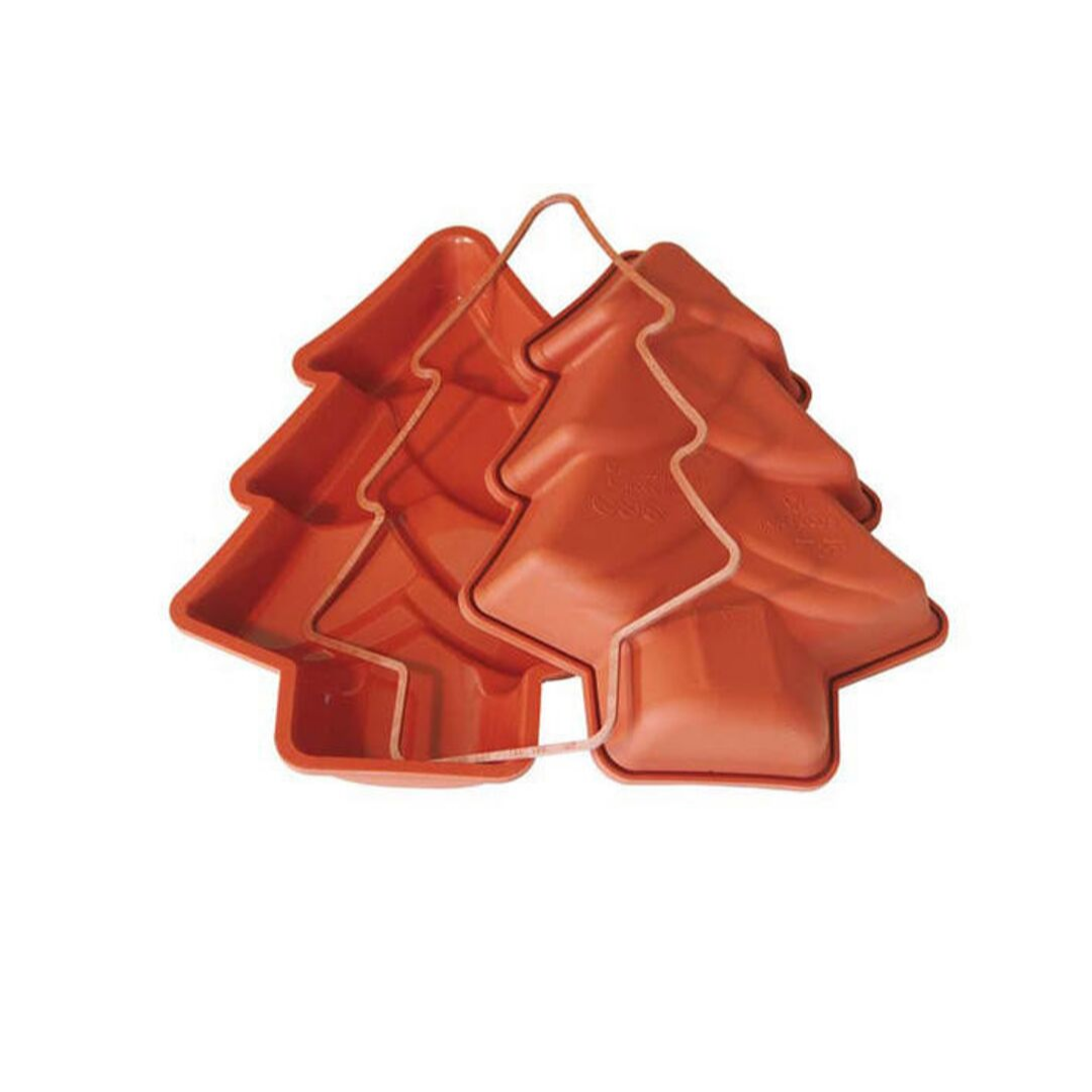 Stampo d silicone a forma di albero di natale 