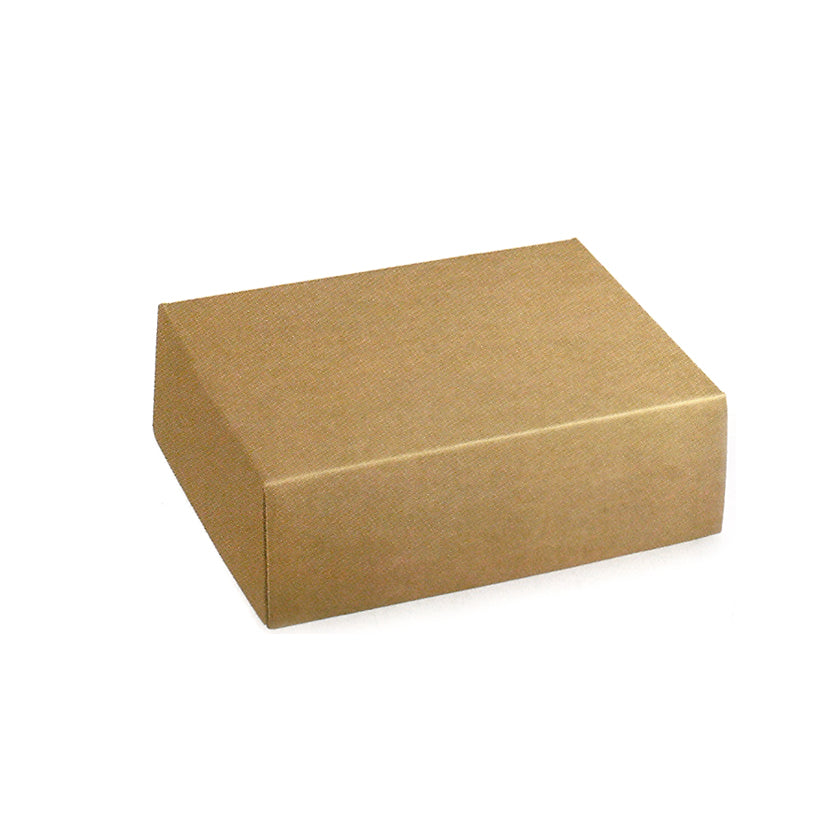 Scatola di cartone dorata