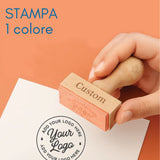 Kit Timbro in Legno Personalizzato