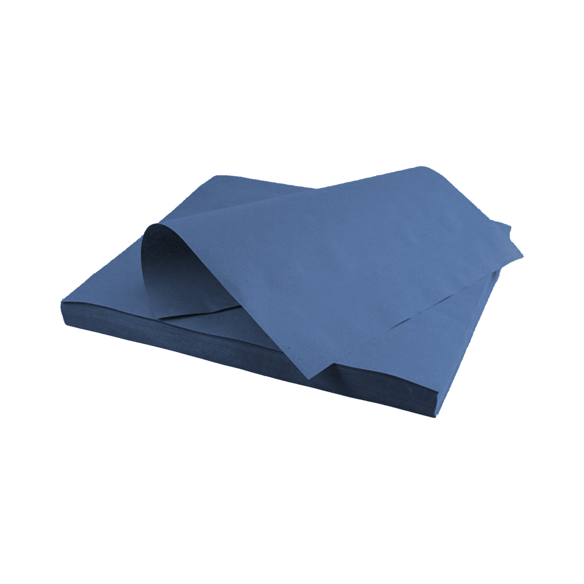 Tovaglietta paglia, impilata, color blu