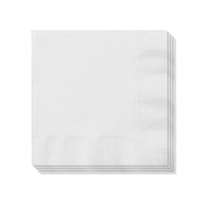 Tovaglioli quadrati di carta impilati