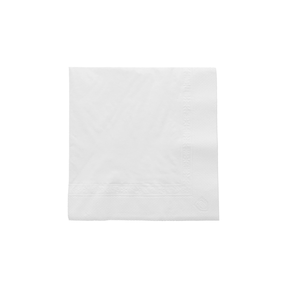 Tovagliolo di carta bianco 