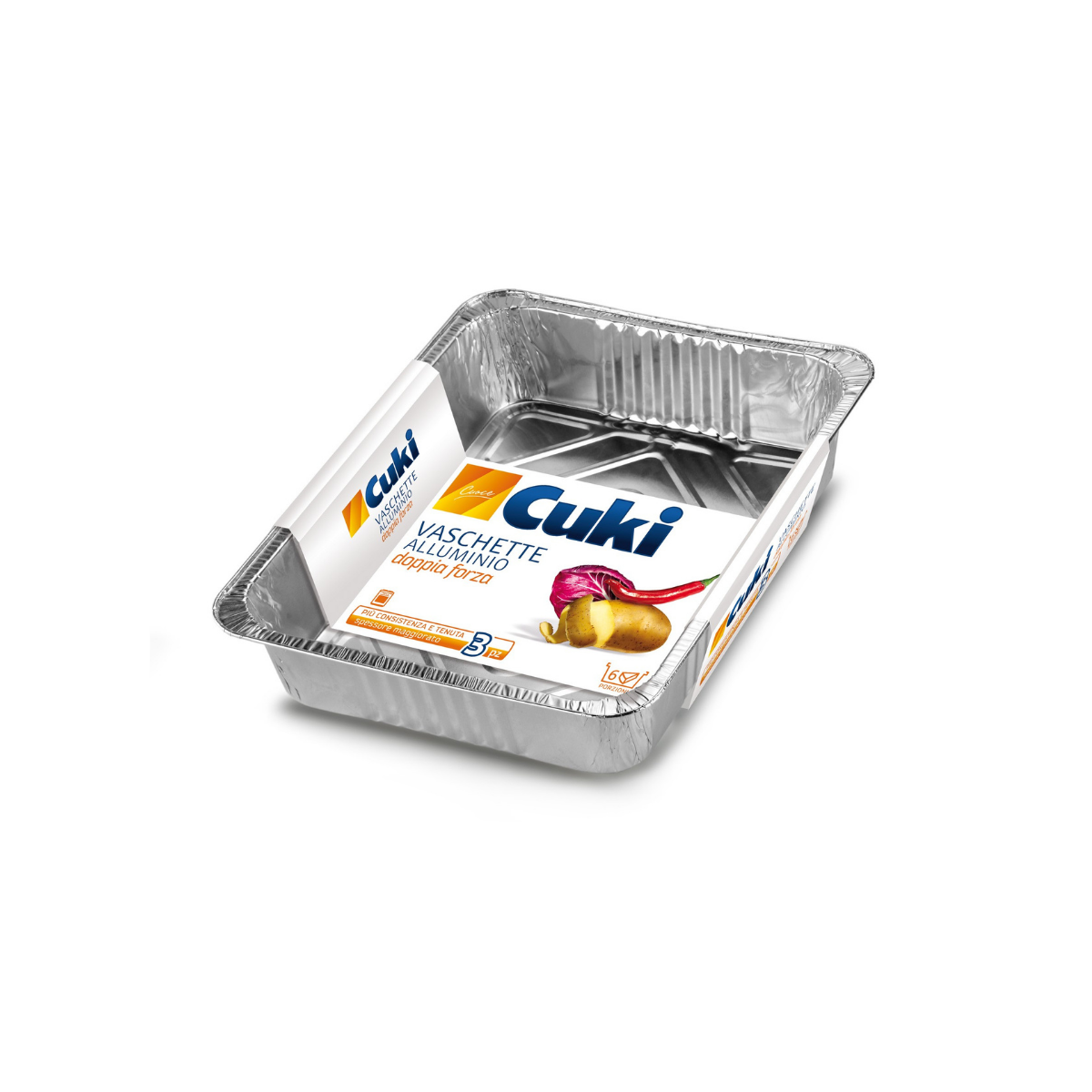 Vaschetta di alluminio cucki