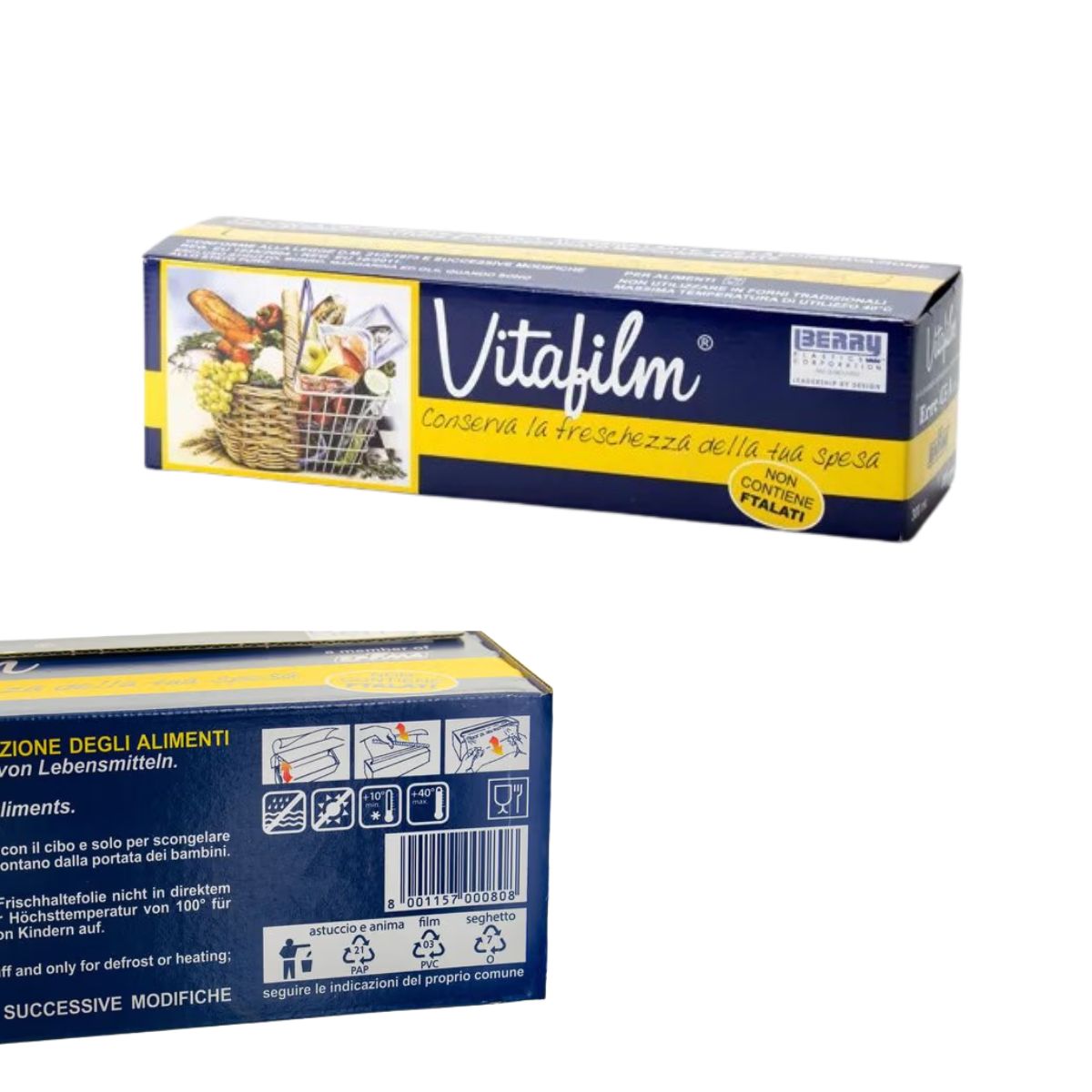 300 mt Pellicola Per Alimenti Vitafilm nel box
