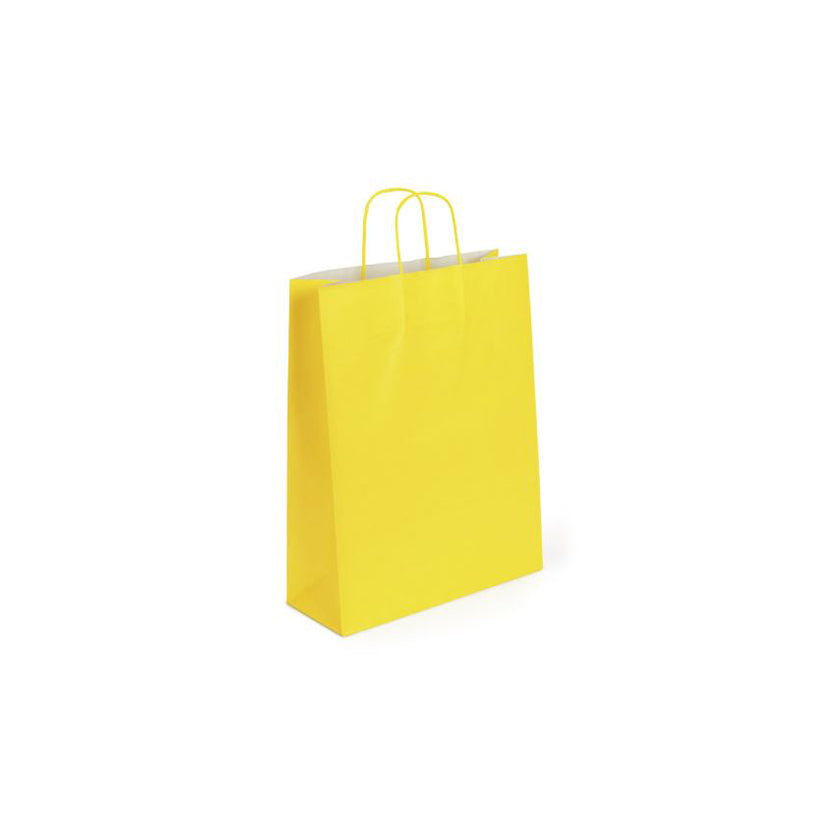 Shopper di carta gialla 