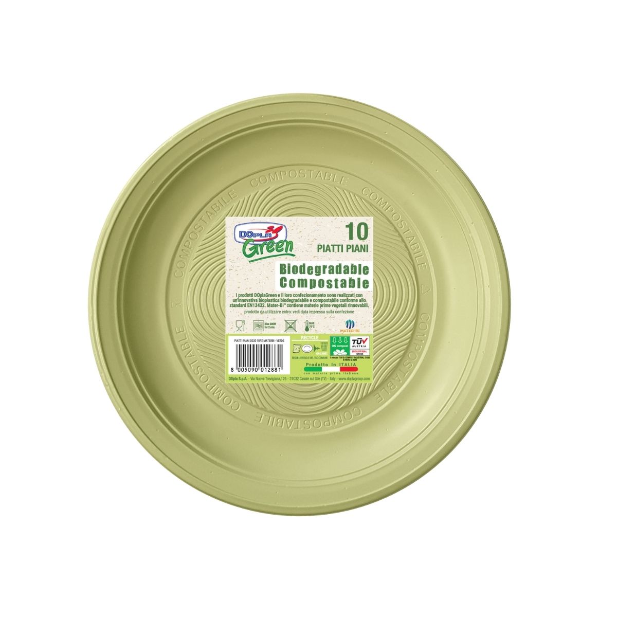 10 pz Piatti biodegradabili da € 1,45 + Iva