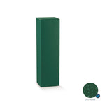Scatola porta bottiglia di vino verde a pois