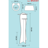 Disegno tecnico colonna porta igienizzante