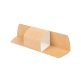 Porta panino in cartone color avana